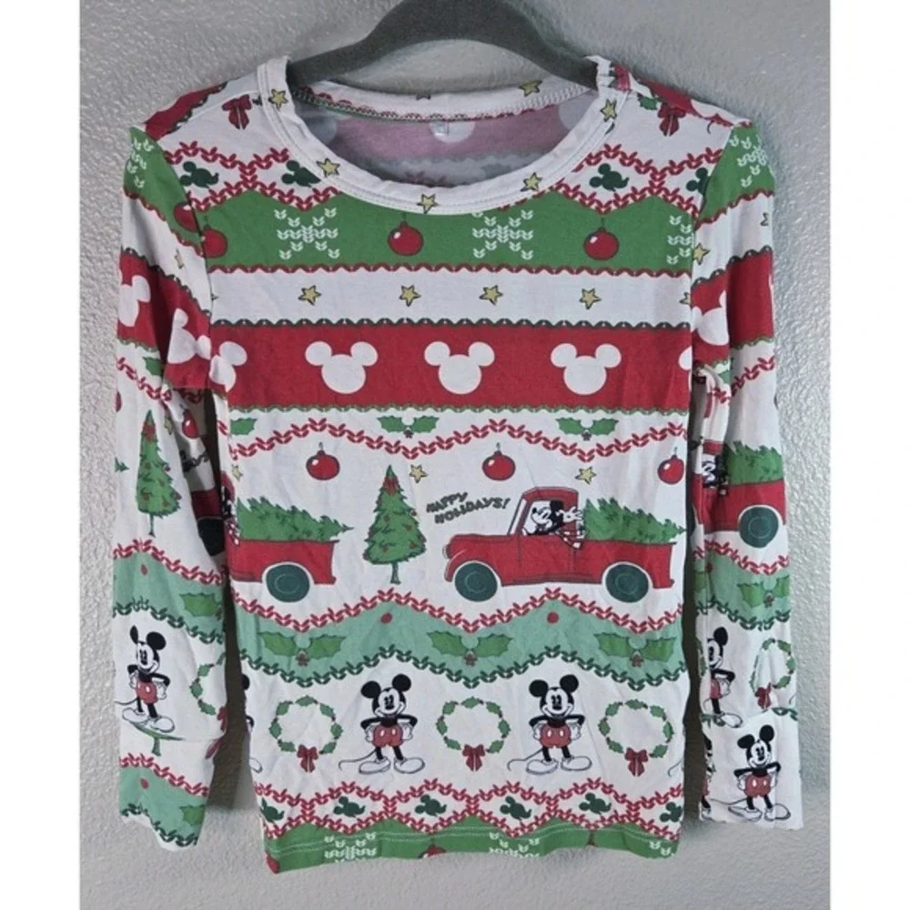 Posh Peanut Disney Christmas Pajama Bundle 2T Mickey + Grinch Bamboo‎ 2 Sets
